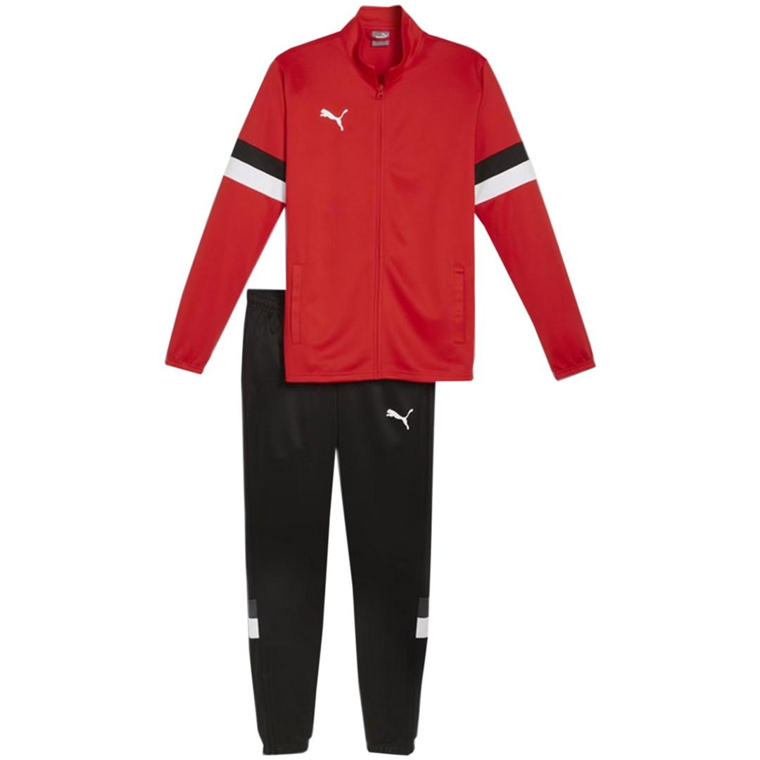 PUMA teamRISE træningsdragt til mænd rød/sort str. M
