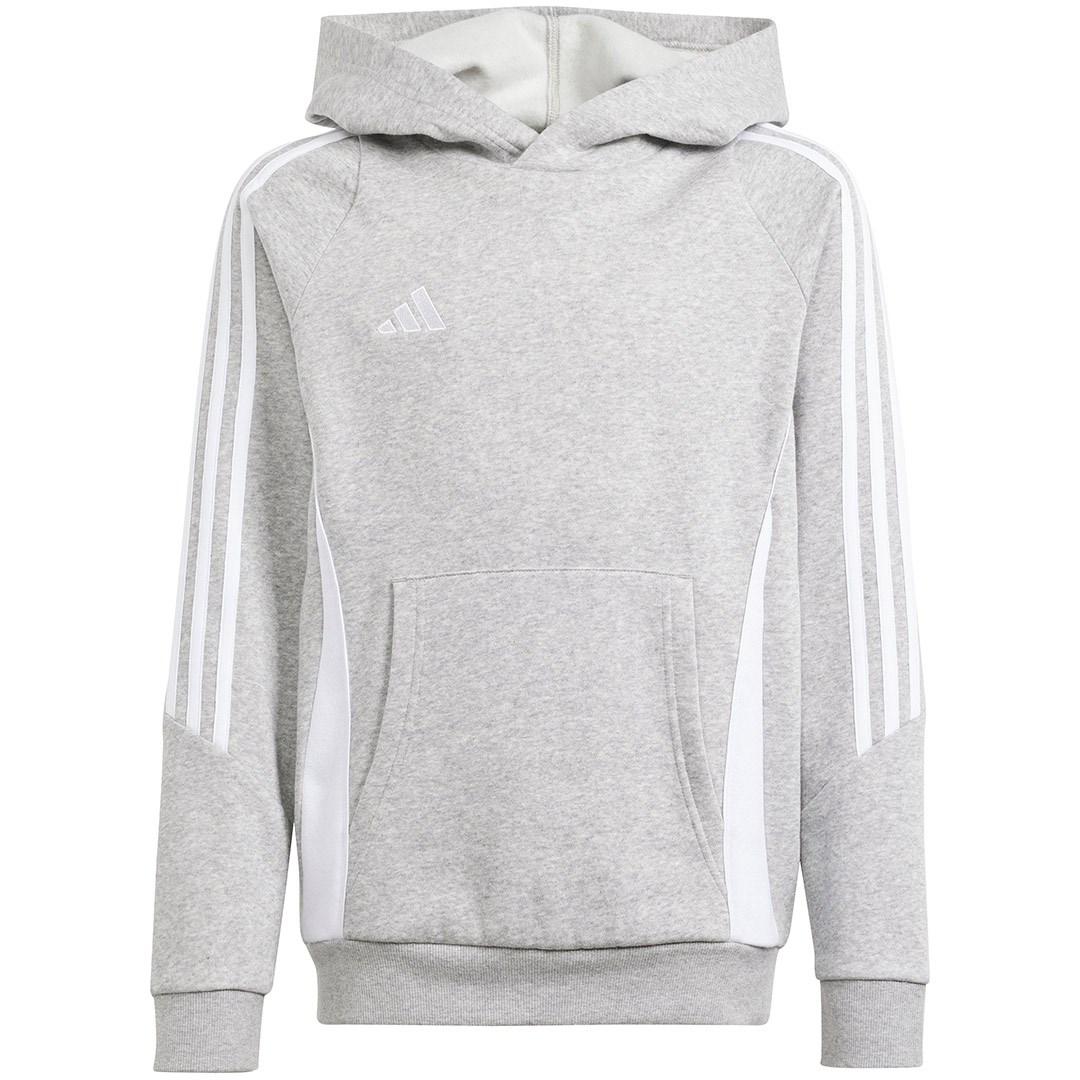 adidas Tiro 24 hættetrøje grå str. 140 cm