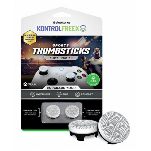 SteelSeries KontrolFreek Sports Thumbsticks Clutch Edition til Xbox - hvide thumbstick-greb
