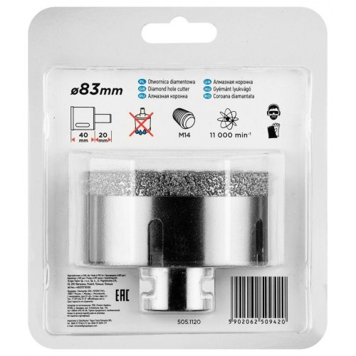 GRAPHITE 55H317 diamant hulbor 83 mm M14