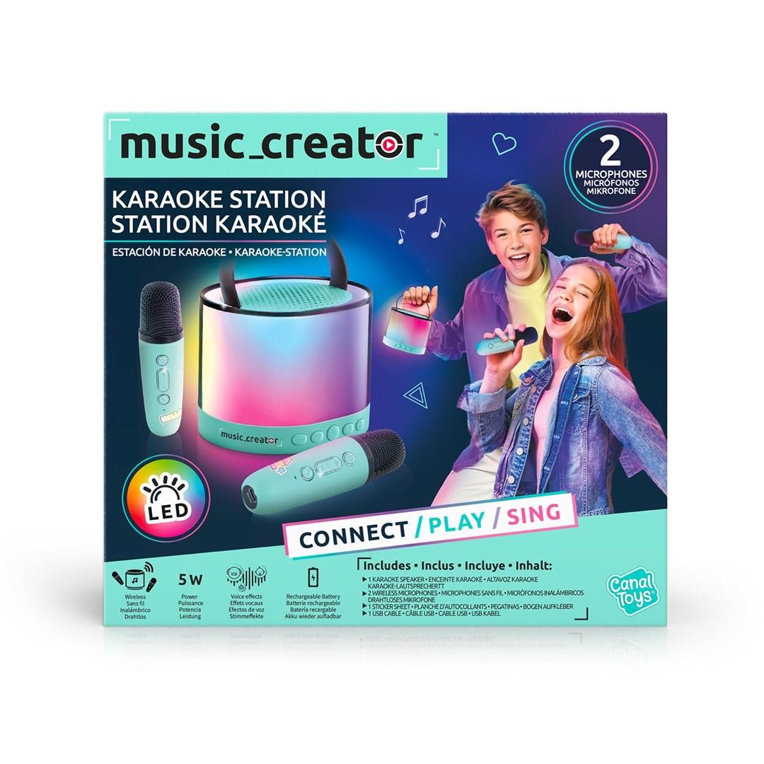 Canal Toys Music Creator karaoke station bærbar trådløs med 2 mikrofoner