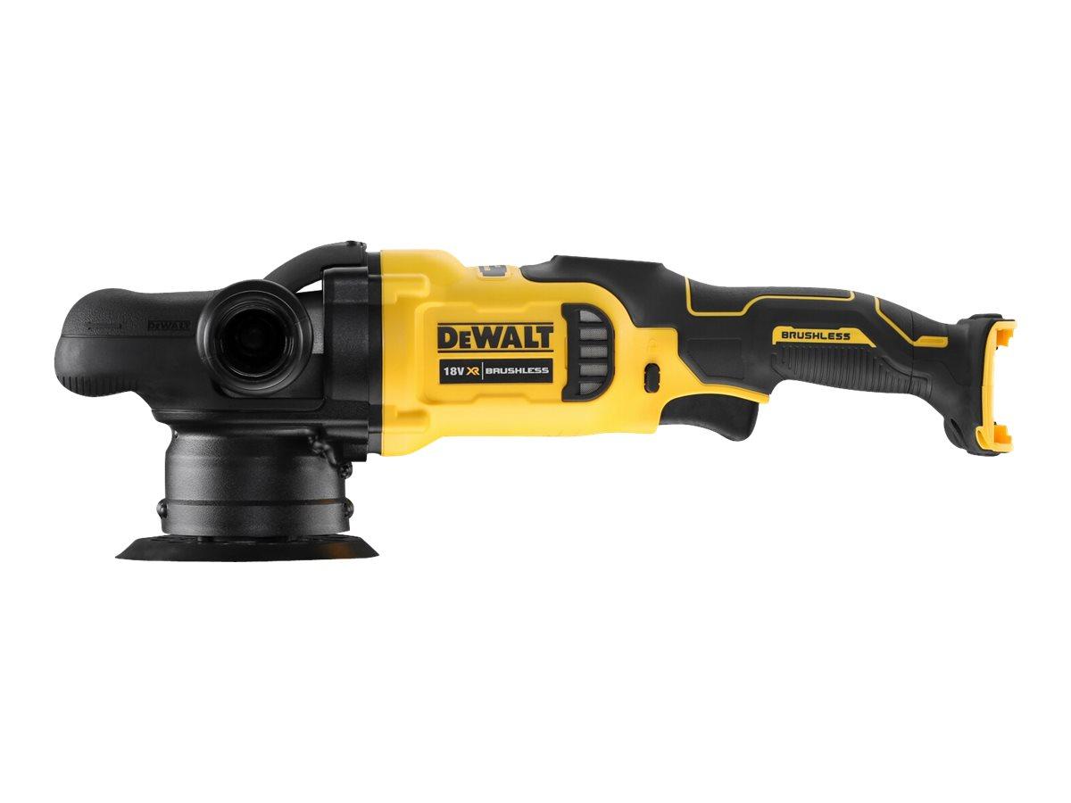 DeWALT DCM848N 18 V ledningsfri dual action polermaskine 125 mm uden batteri og lader