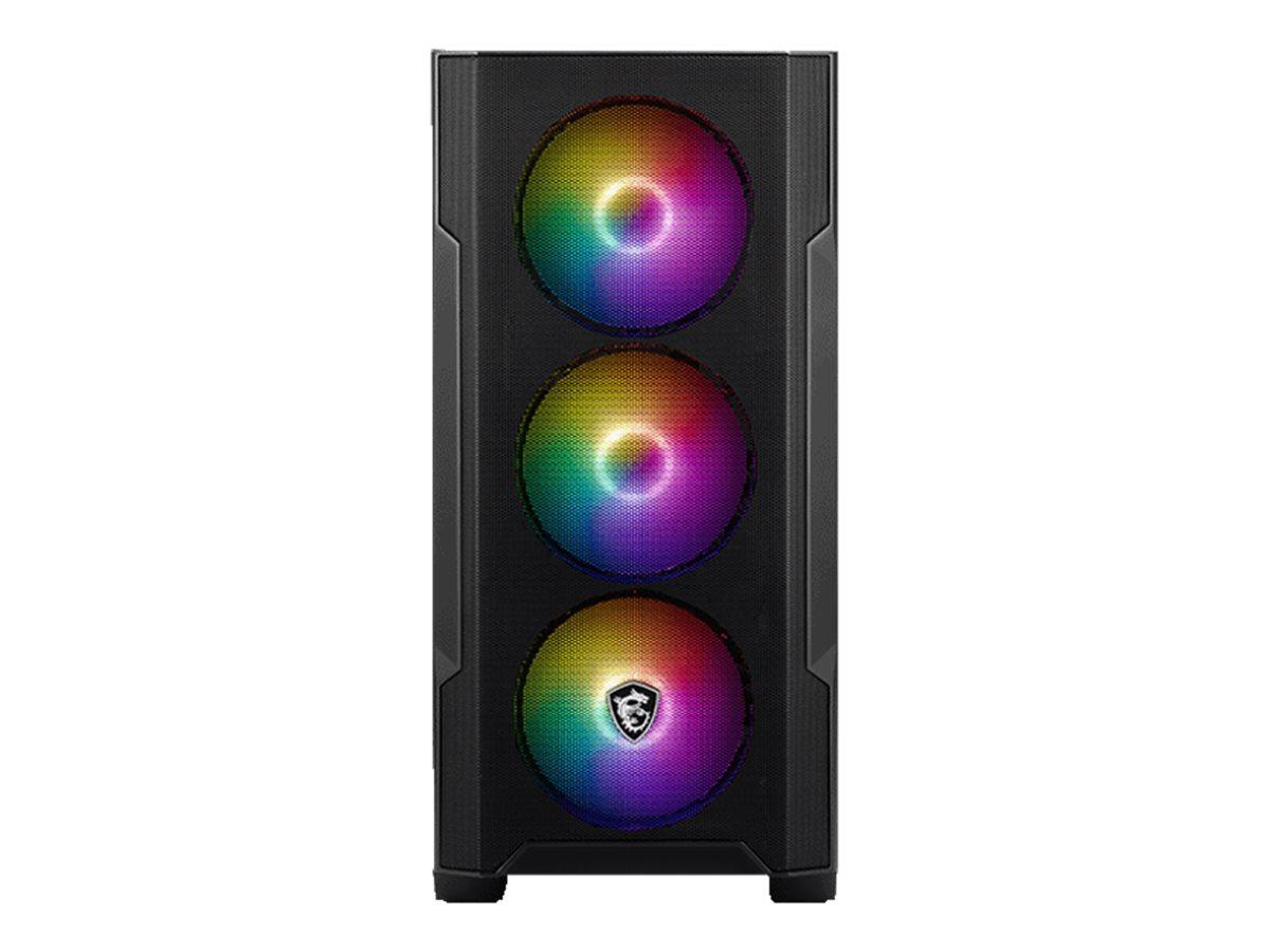 MSI MAG FORGE M100R sort PC-kabinet