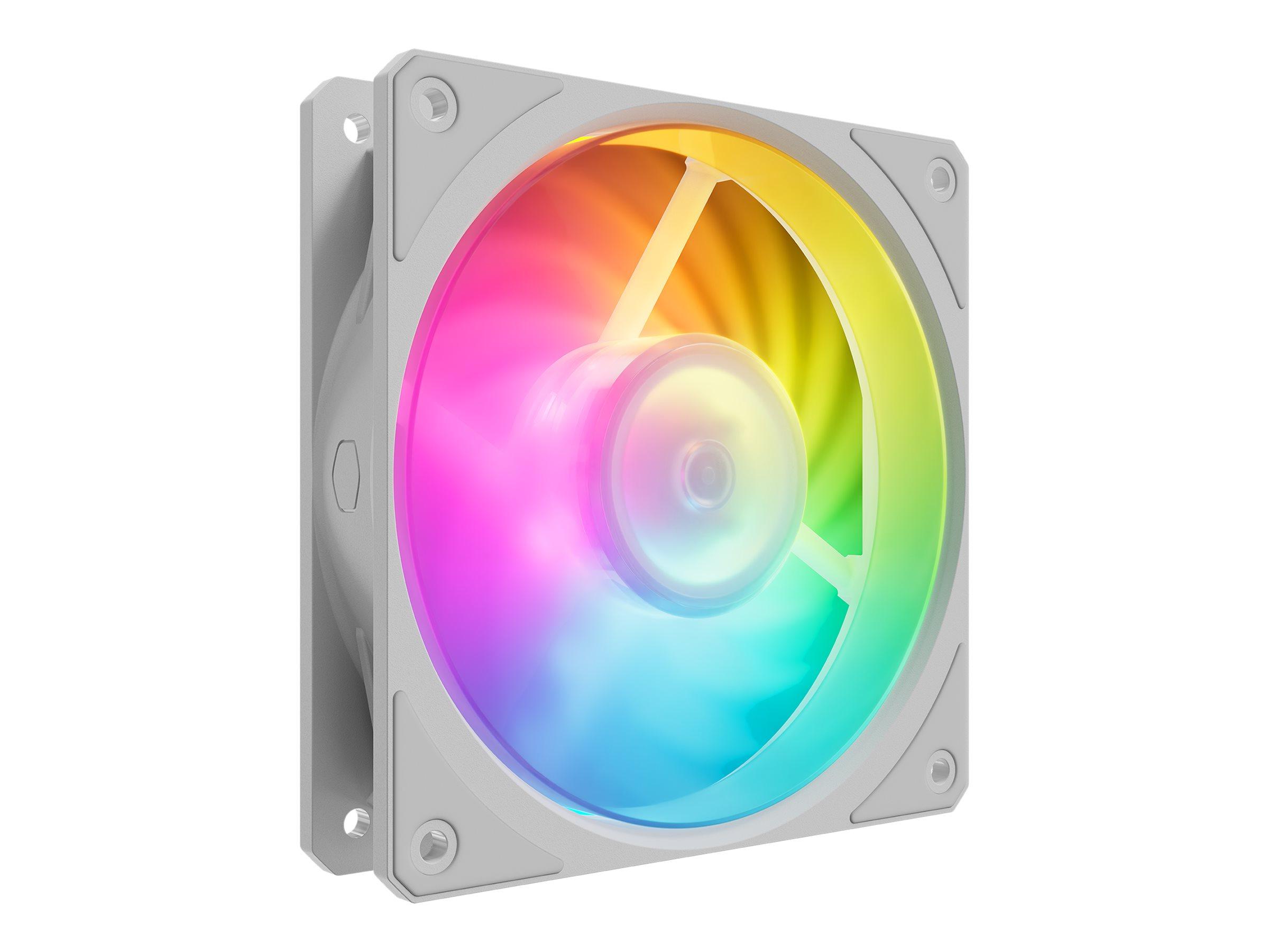 Cooler Master Mobius 120P ARGB kabinetblæser 120 mm hvid