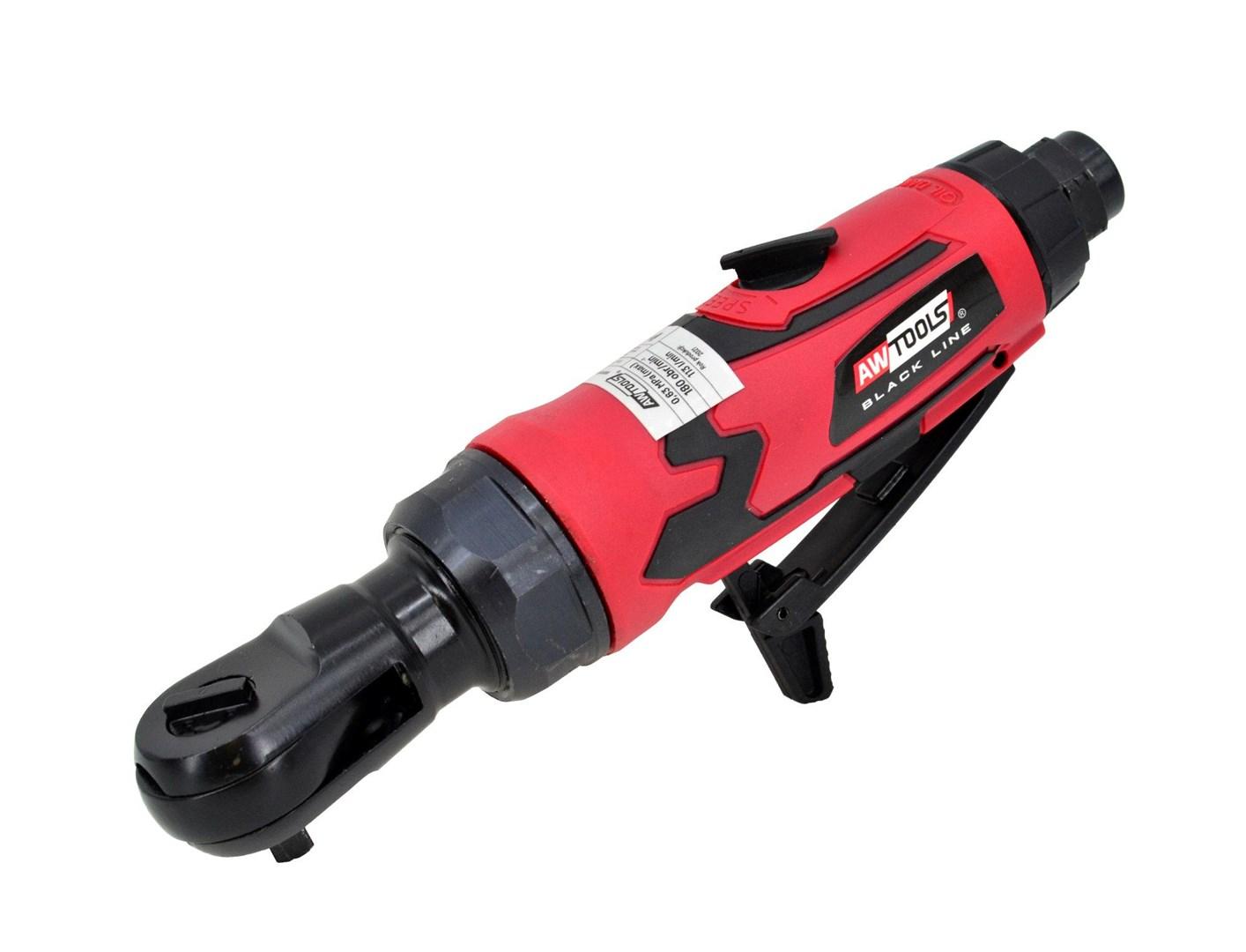 AWTOOLS pneumatisk mini skraldenøgle 1/4" Black Line