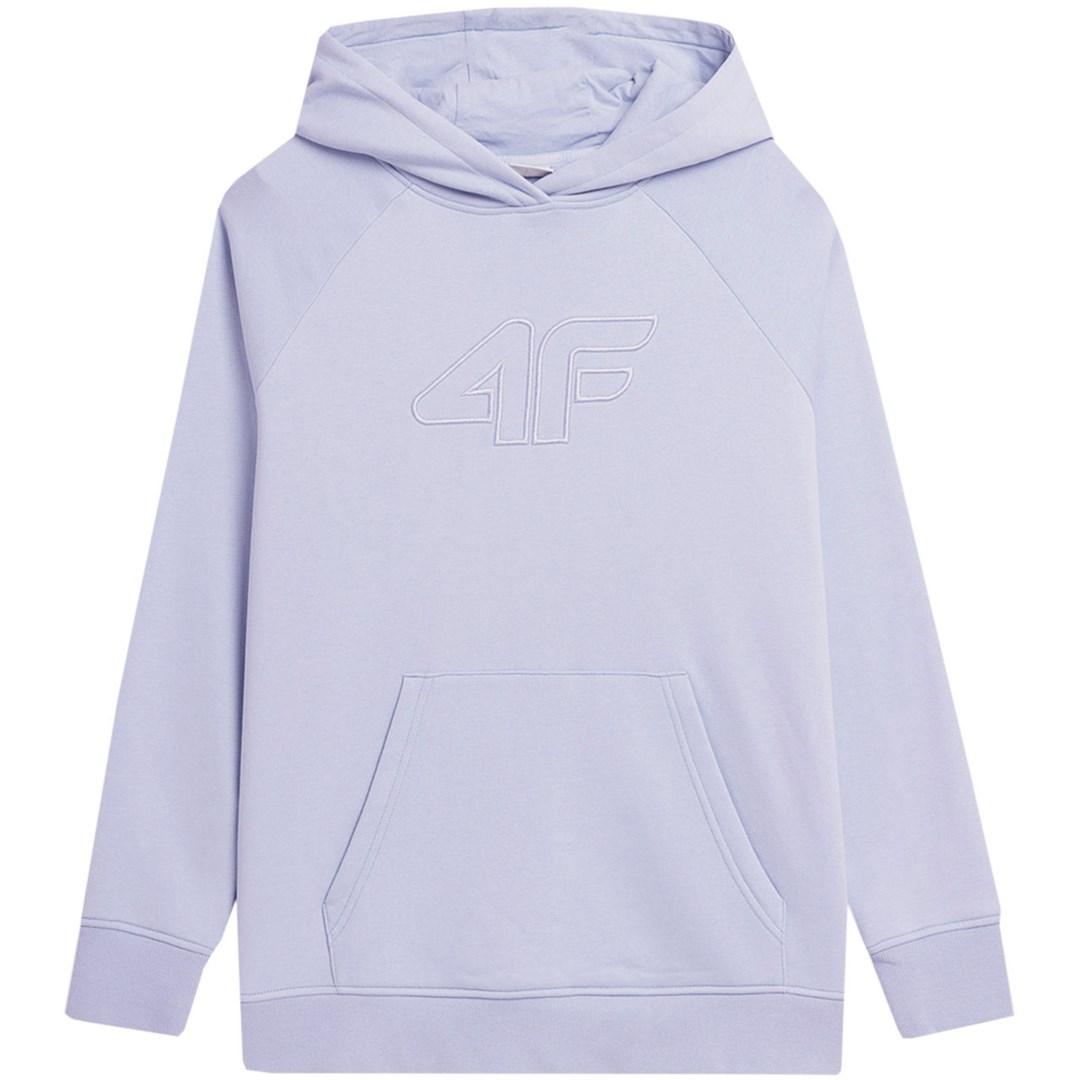 4F hoodie til kvinder F0765 lyslilla str. L
