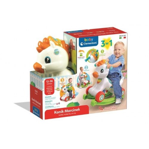 Clementoni Baby interaktiv hest Marcinek 3-i-1