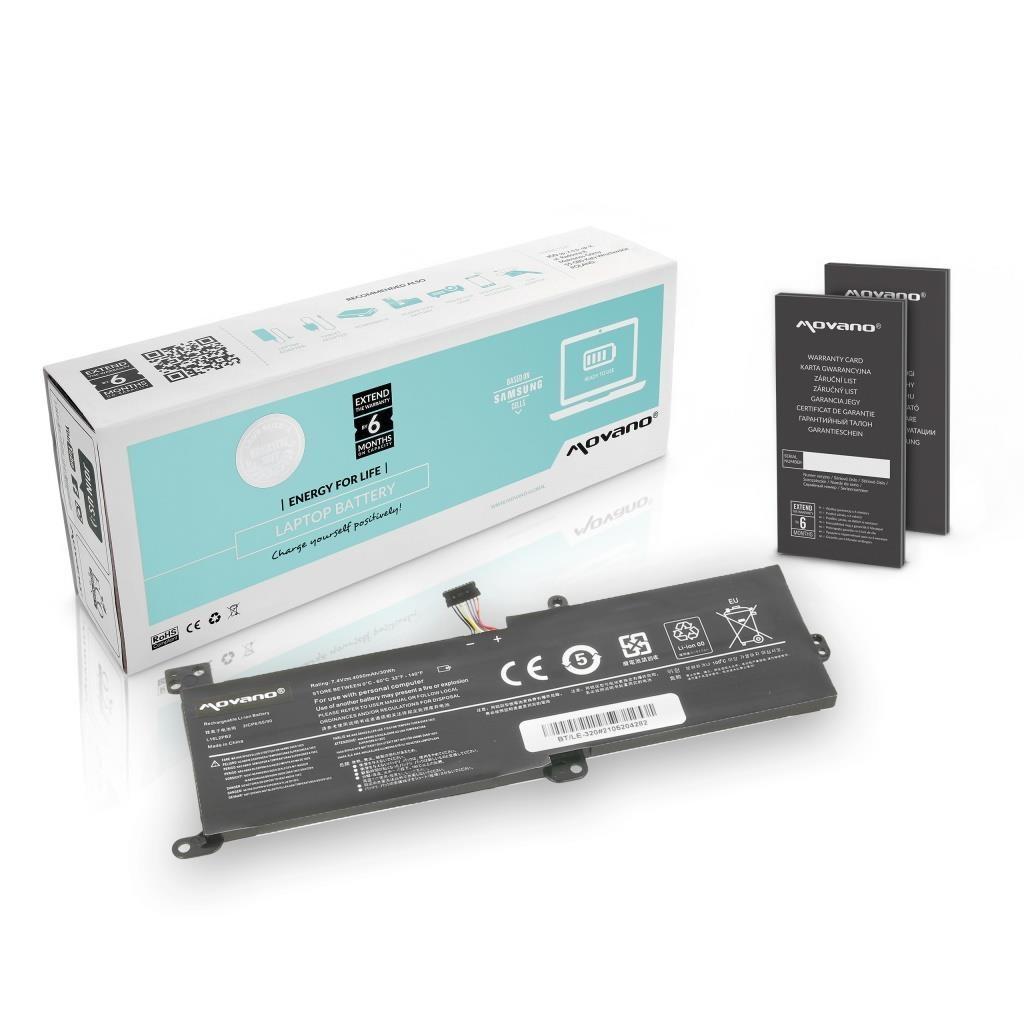 Movano batteri til Lenovo IdeaPad 320 L16L2PB2 7,4 V-7,6 V 4 100 mAh