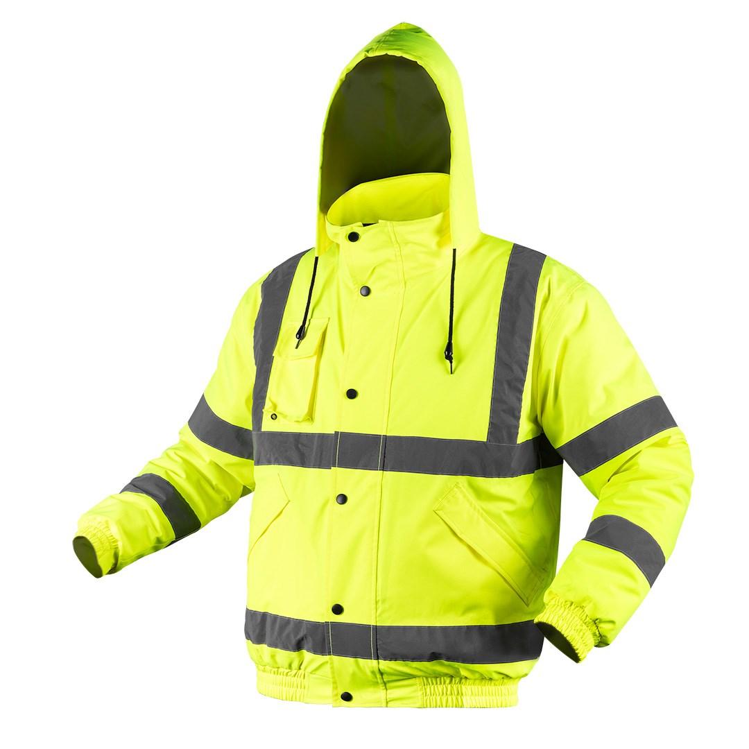 NEO TOOLS advarsels arbejdsjakke bomber gul XL