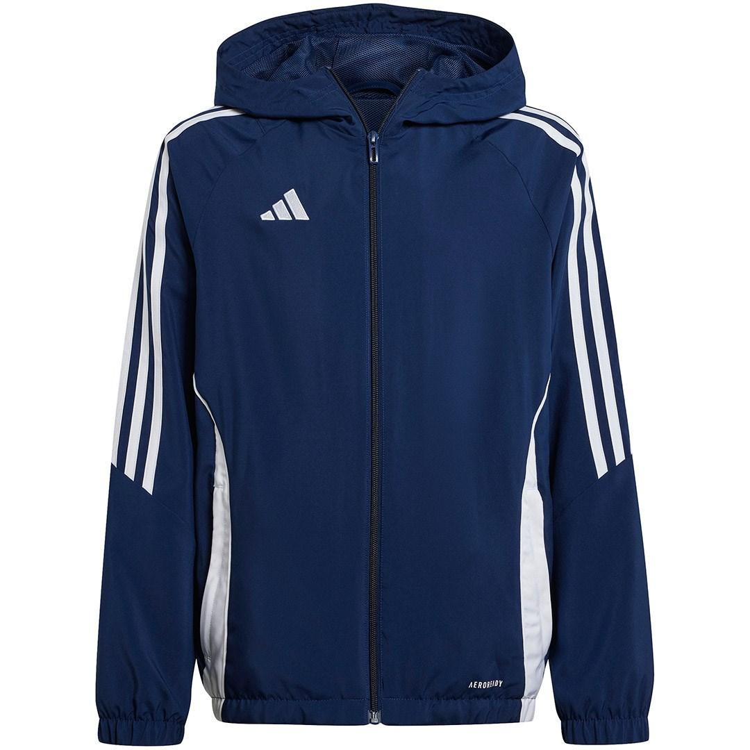 adidas Tiro 24 børnejakke navy blå 140 cm