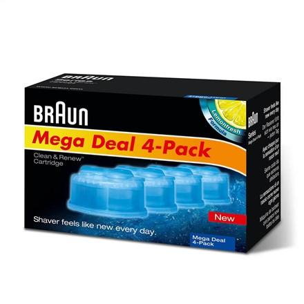Braun Clean & Renew refillpatroner 4-pak CCR4 3+1