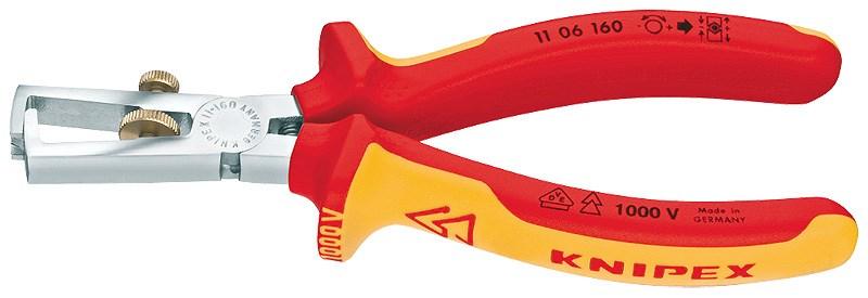 Knipex 11 06 160 afisoleringstang 160 mm - rød/orange