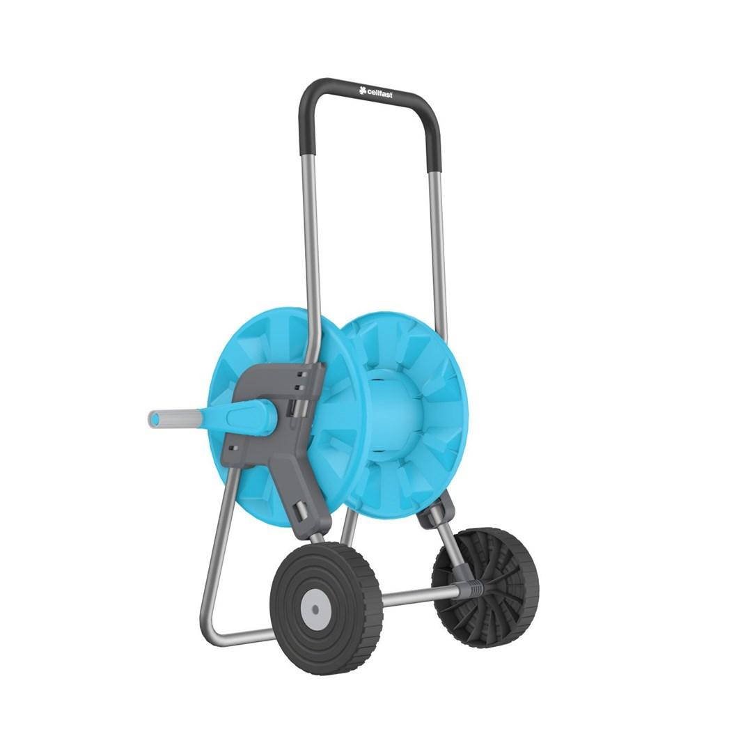 CELLFAST ALUPLUS slangevogn til haveslange 60 m - blå