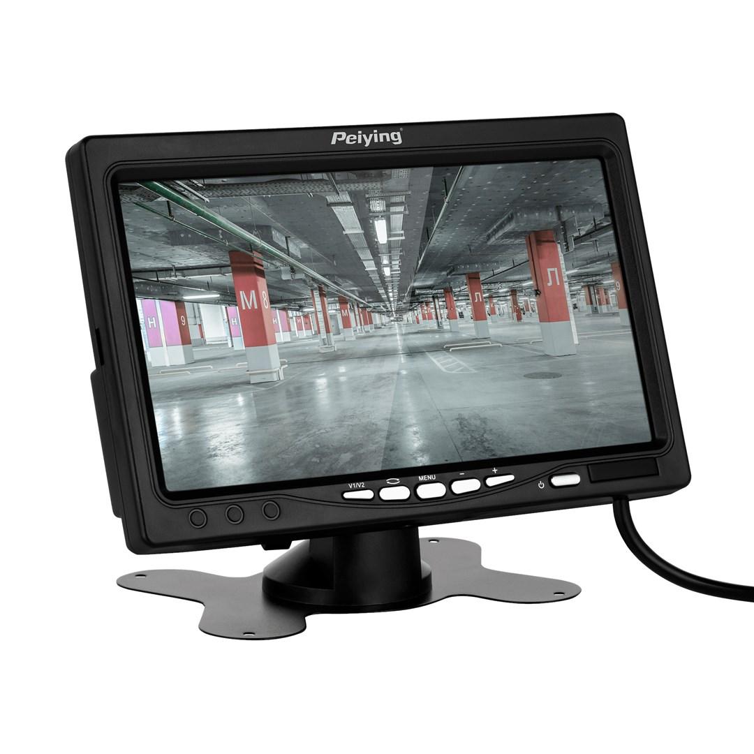 Peiying PY0110 7" bilmonitor til bakkamera
