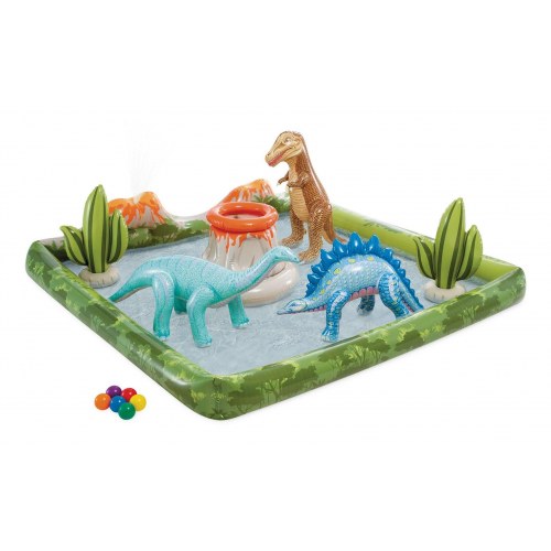 Intex 56132NP oppusteligt legecenter med dinosaurer