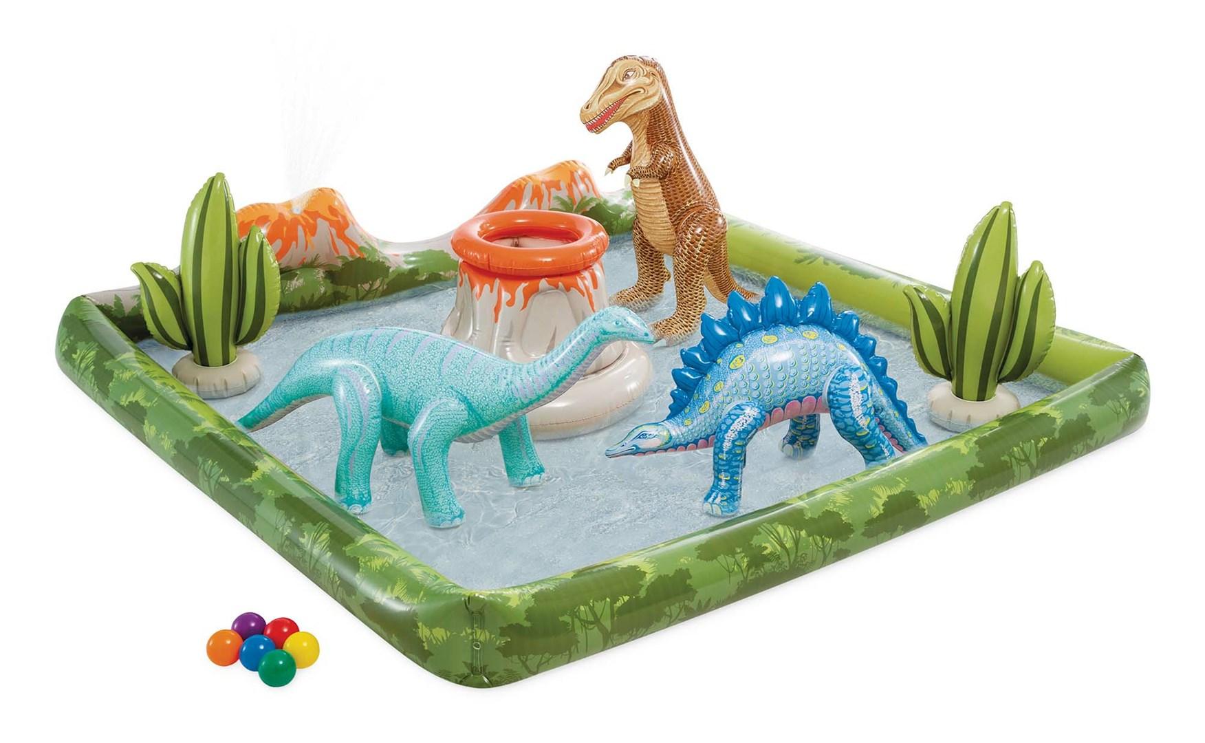 Intex 56132NP oppusteligt legecenter med dinosaurer