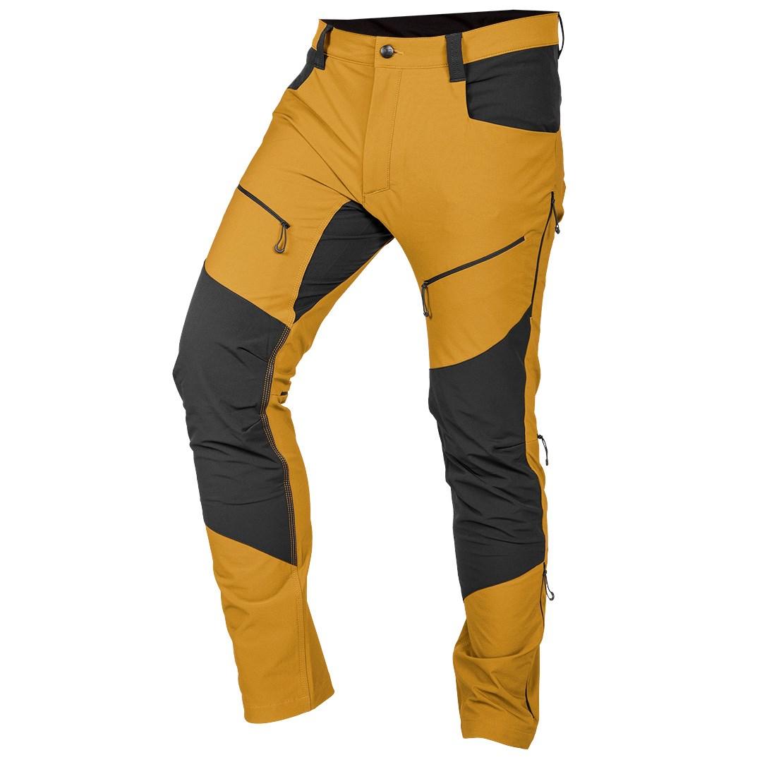 NEO TOOLS Outdoor arbejdsbukser med 4-vejs stretch, sennepsgul, str. S