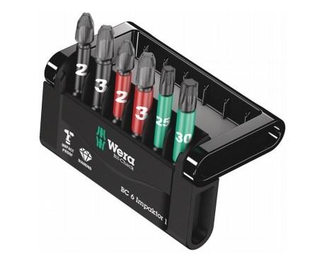 Wera Bit-Check 6 Impaktor 1 bitsæt med bitholder