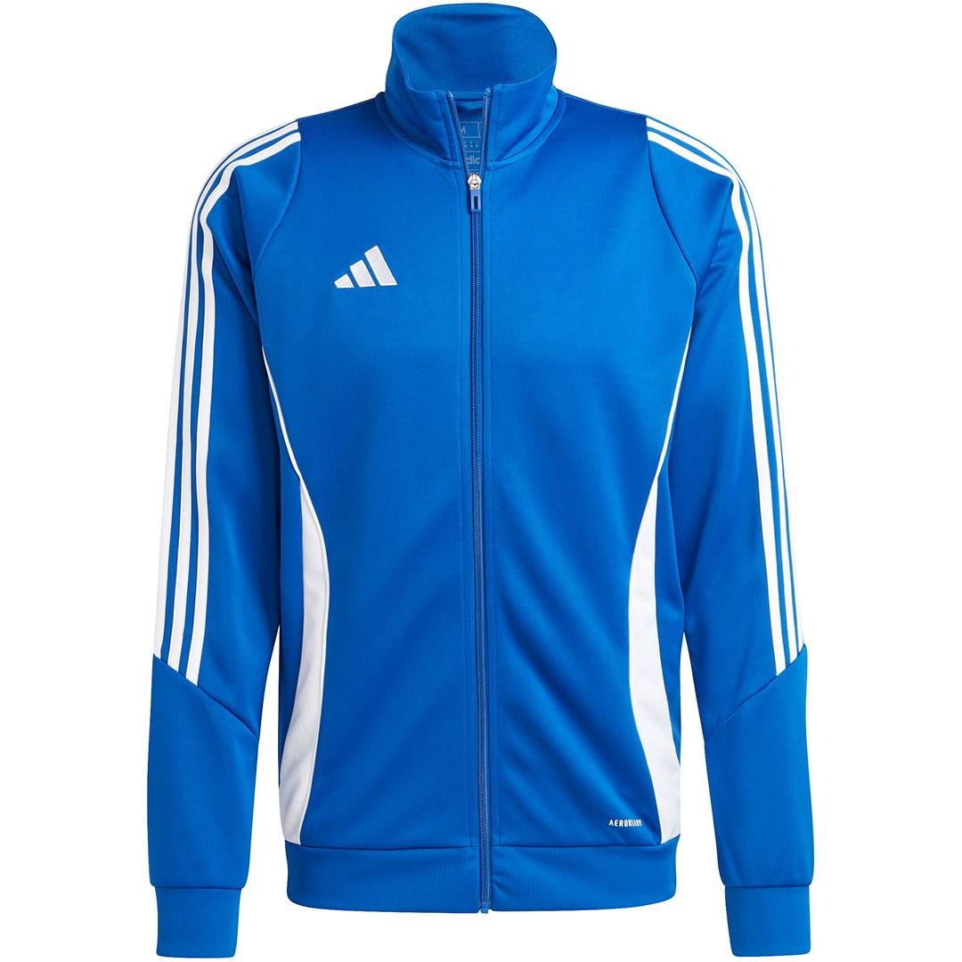 adidas Tiro 24 Training herre sweatshirt med lynlås - blå, str. S