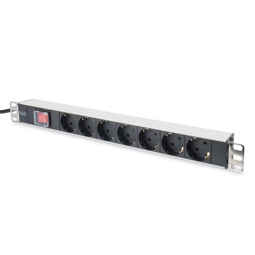 DIGITUS DN-95402 19" stikdåse med 7 udtag