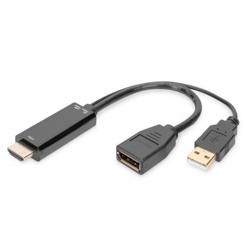 DIGITUS 4K HDMI-adapter fra HDMI til DisplayPort