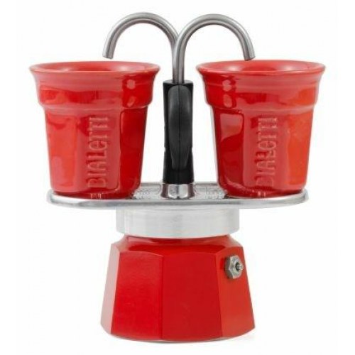 Bialetti Mini Express mokakande 0,09 l rød
