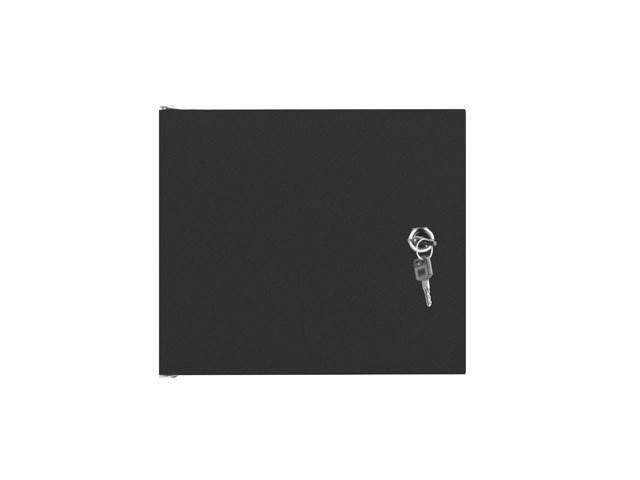 Lanberg væghængt rackskab 10" 6U 28 × 31 cm sort med metaldør