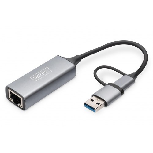 DIGITUS DN-3028 USB-C netværksadapter til RJ-45 2,5 Gigabit