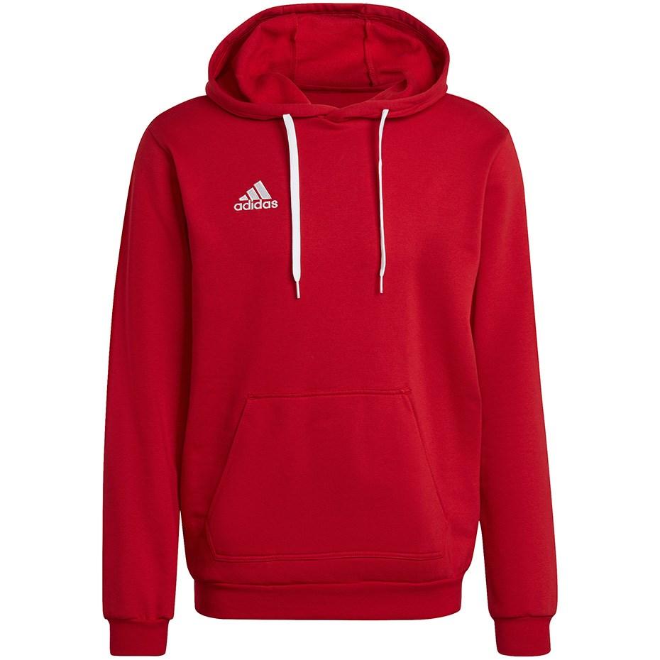 adidas Entrada 22 hættetrøje til mænd rød str. M