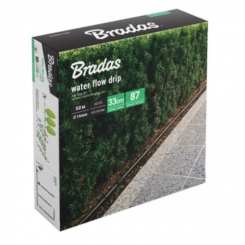BRADAS Water Flow Drip drypslange sæt 50 m
