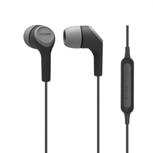 Koss BT115i trådløse in-ear høretelefoner til musik og opkald - sort/grå