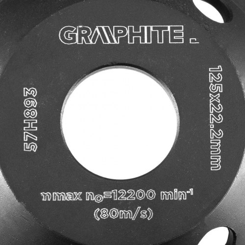 GRAPHITE 57H893 skive 125 x 22,2 mm