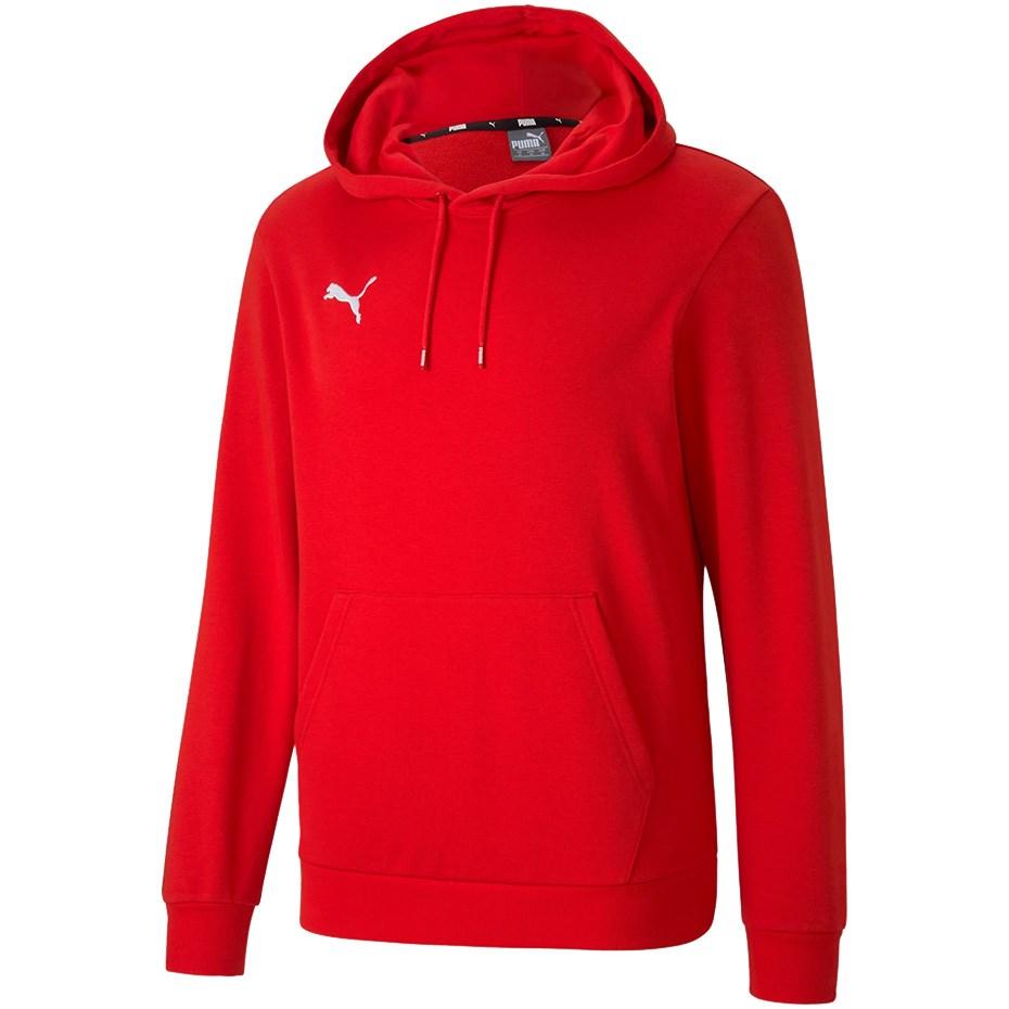 PUMA teamGOAL 23 Casuals hættetrøje rød str. S