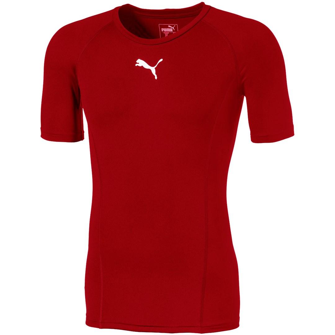 Puma LIGA Baselayer kortærmet herre T-shirt rød str. L