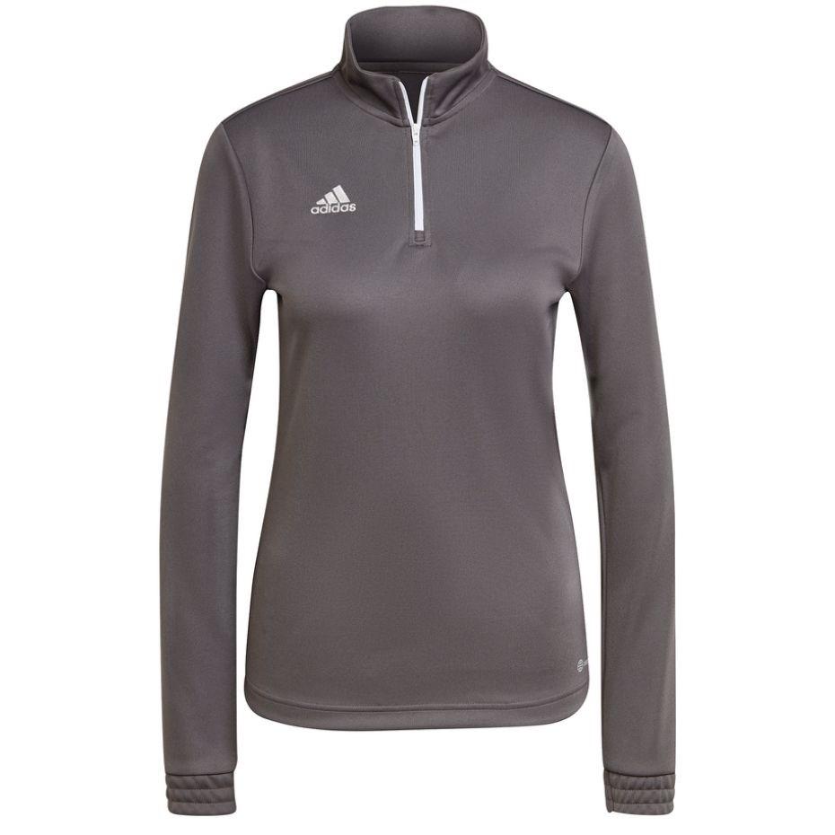 adidas Entrada 22 træningstrøje med lynlås grå 2XL