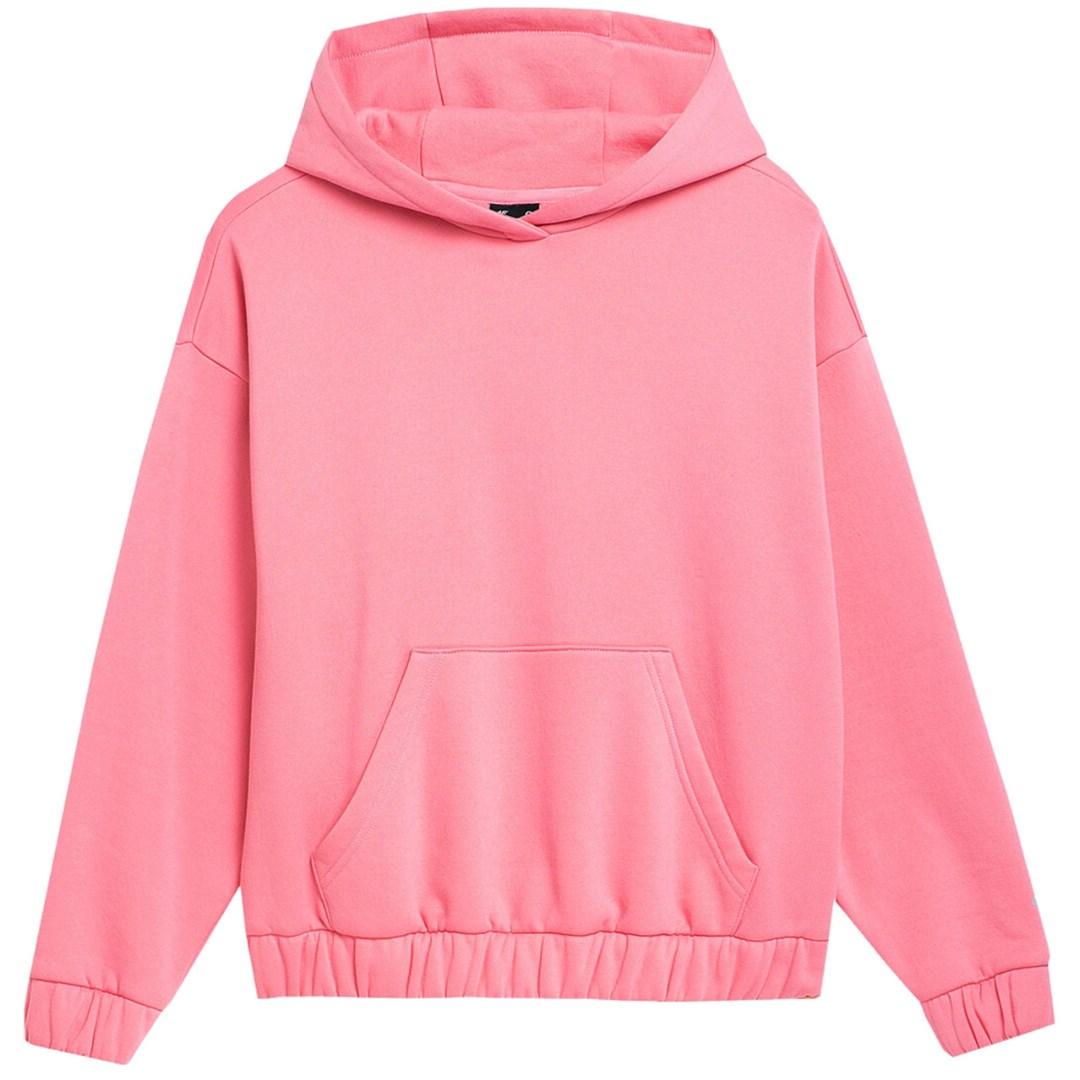 4F dame hoodie i pink str. M