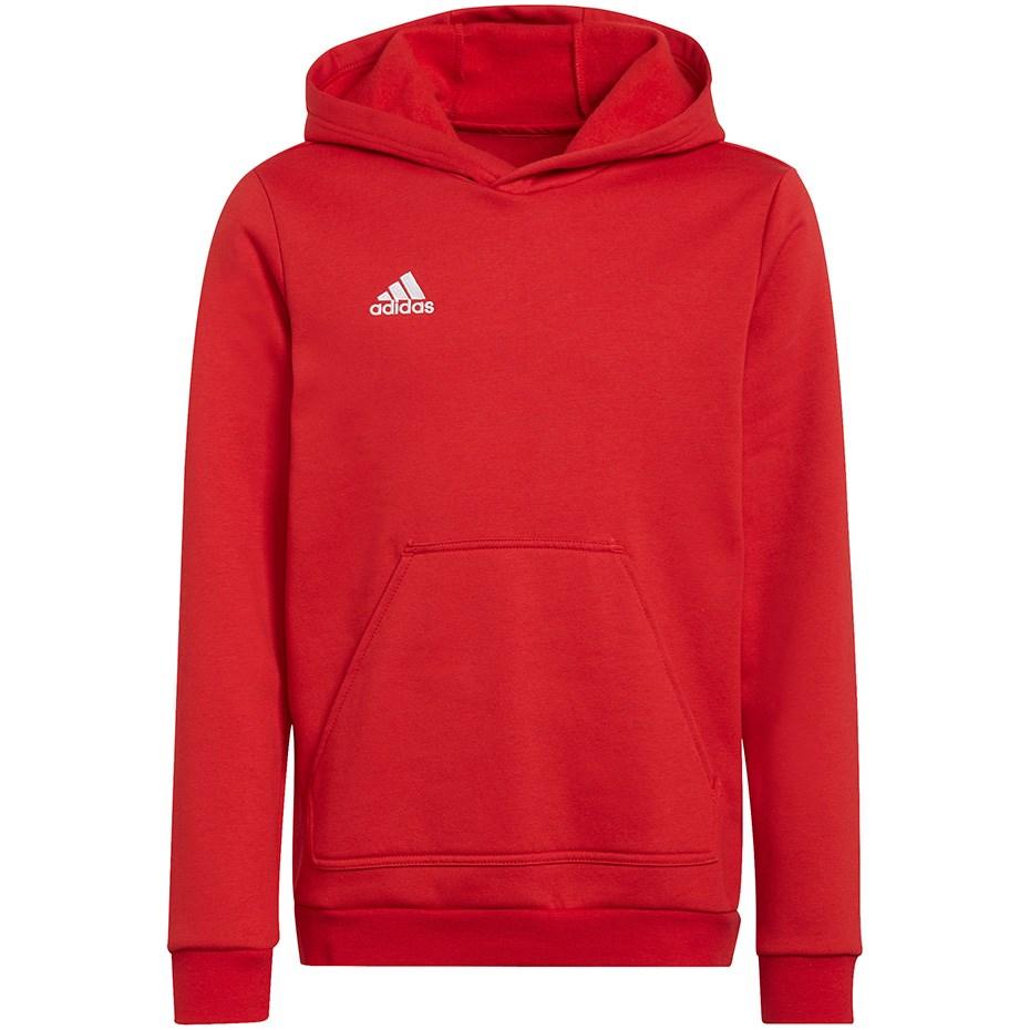 adidas Entrada 22 hættetrøje til børn rød 164 cm