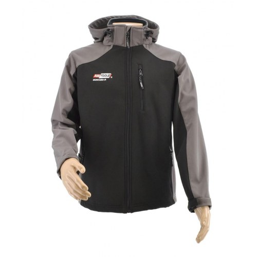 AWTOOLS T4 softshelljakke grå/sort XL