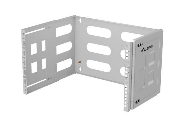 Lanberg FB01-5406-10S 19" vægbeslag til rack 6U grå