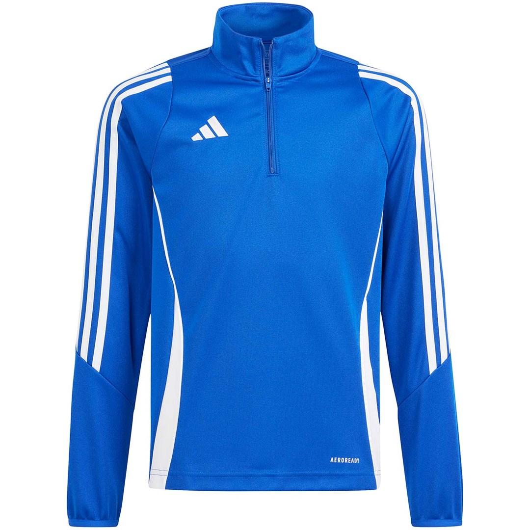 adidas Tiro 24 træningstrøje til børn blå 128 cm