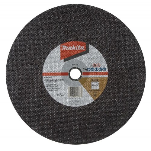 Makita B-64565 INOX skæreskive til vinkelsliber 355 x 2,8 x 25,4 mm 5 stk.