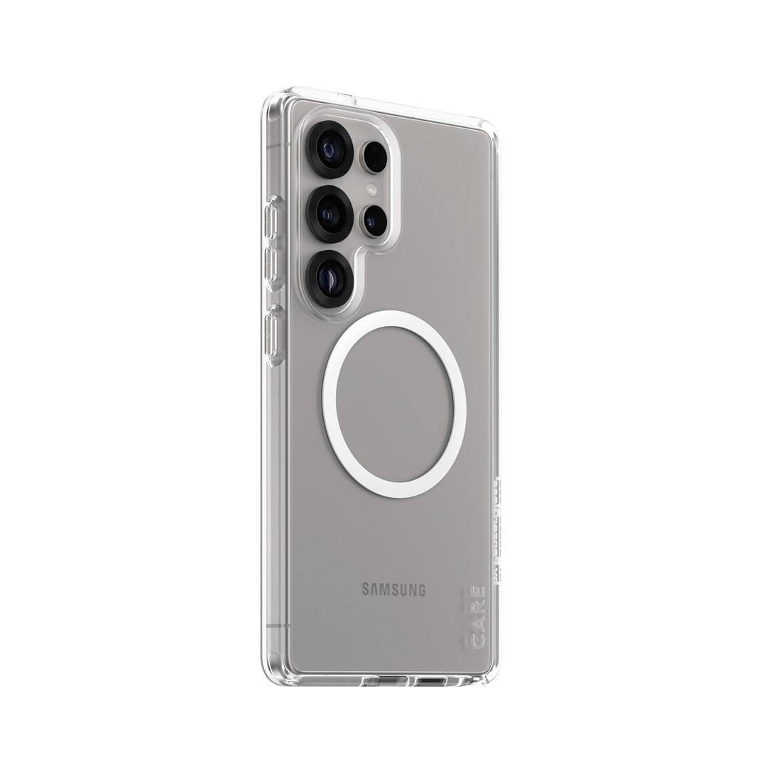 PanzerGlass CARE Urban Combat mobilcover til Samsung Galaxy S25 Ultra - transparent/hvid