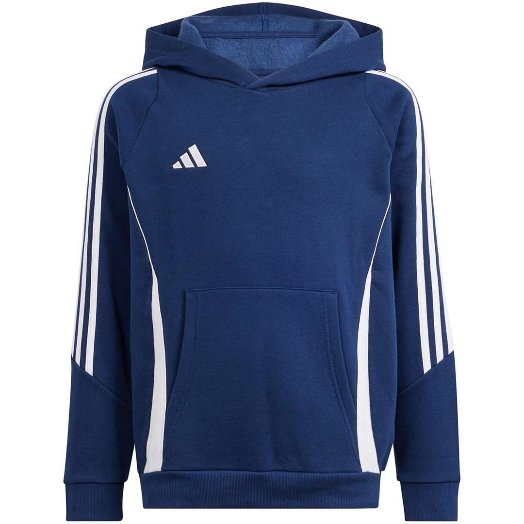 adidas Tiro 24 hættetrøje til børn navyblå 140 cm