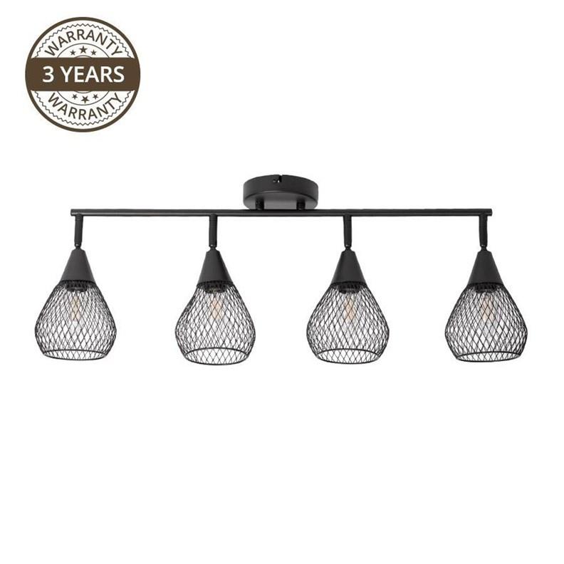Bistro spotlampe MB51166-4 4 x 40 W E14 sort
