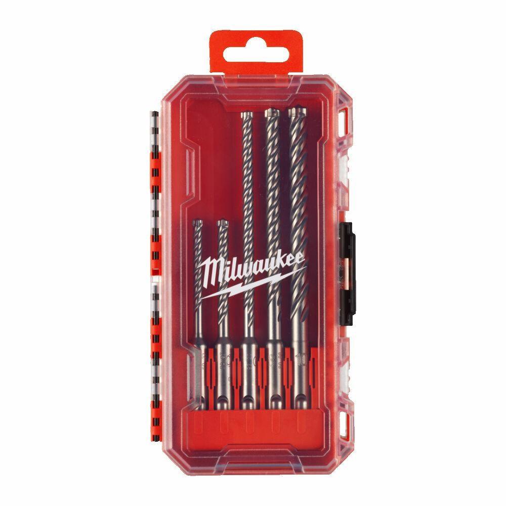 Milwaukee MX4 SDS-Plus borebitsæt 5 stk.