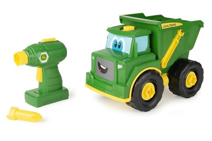TOMY John Deere Byg selv Johnny tipvogn med skruemaskine