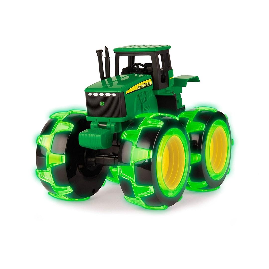 TOMY John Deere Monster Lightning Wheels legetøjstraktor
