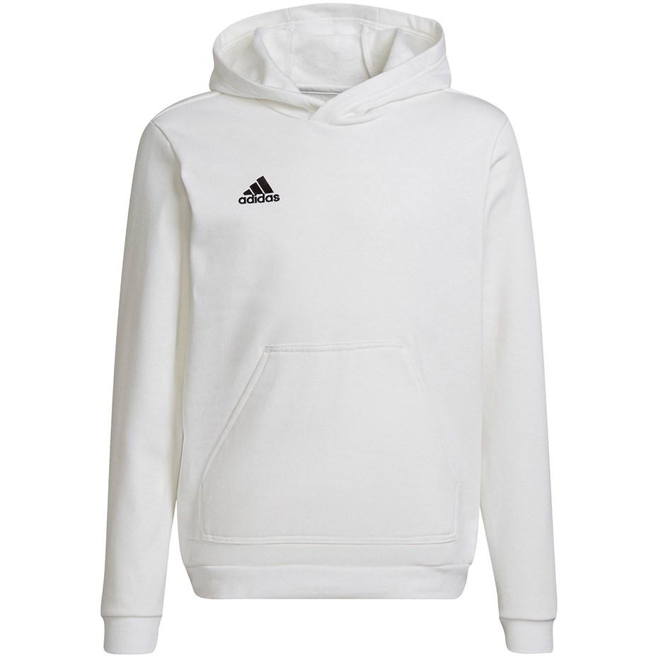 adidas Entrada 22 hættetrøje hvid 164 cm