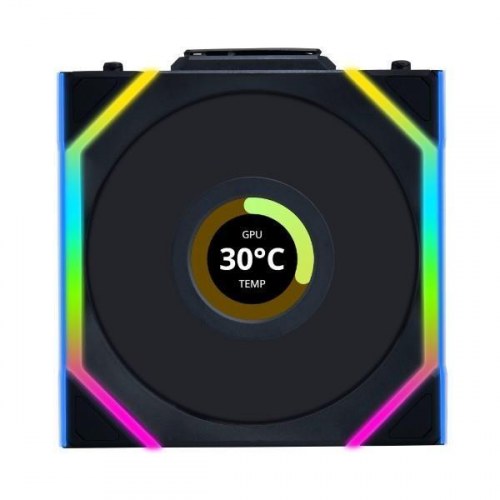 LIAN LI UNI FAN SL Wireless 120 120 mm kabinetventilator sort