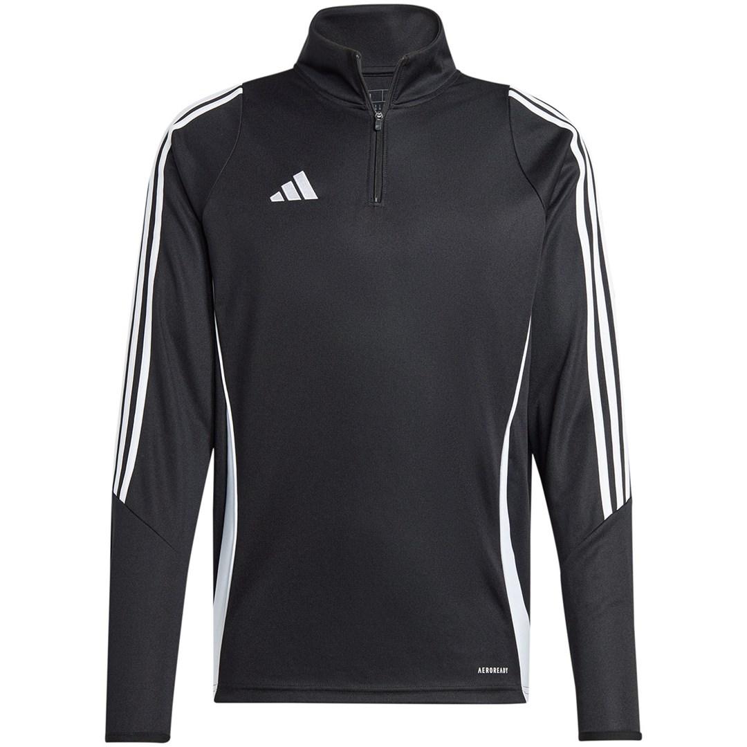 adidas Tiro 24 træningstrøje med lynlås - sort, XL